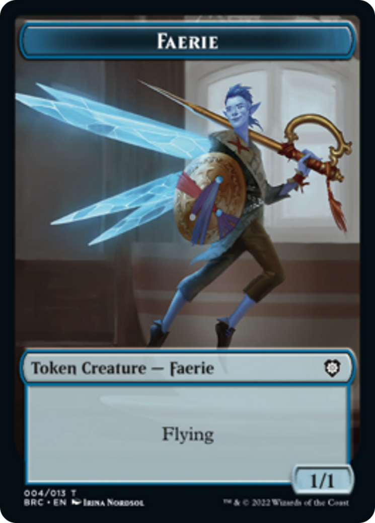 Faerie // Thopter (010) Double-Sided Token [The Brothers' War Commander Tokens] | Shuffle n Cut Hobbies & Games