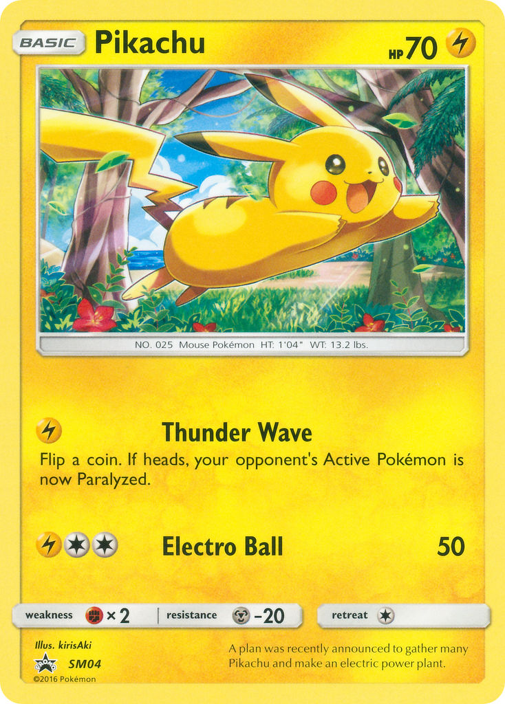 Pikachu (SM04) (Target Non Holo) [Sun & Moon: Black Star Promos] | Shuffle n Cut Hobbies & Games