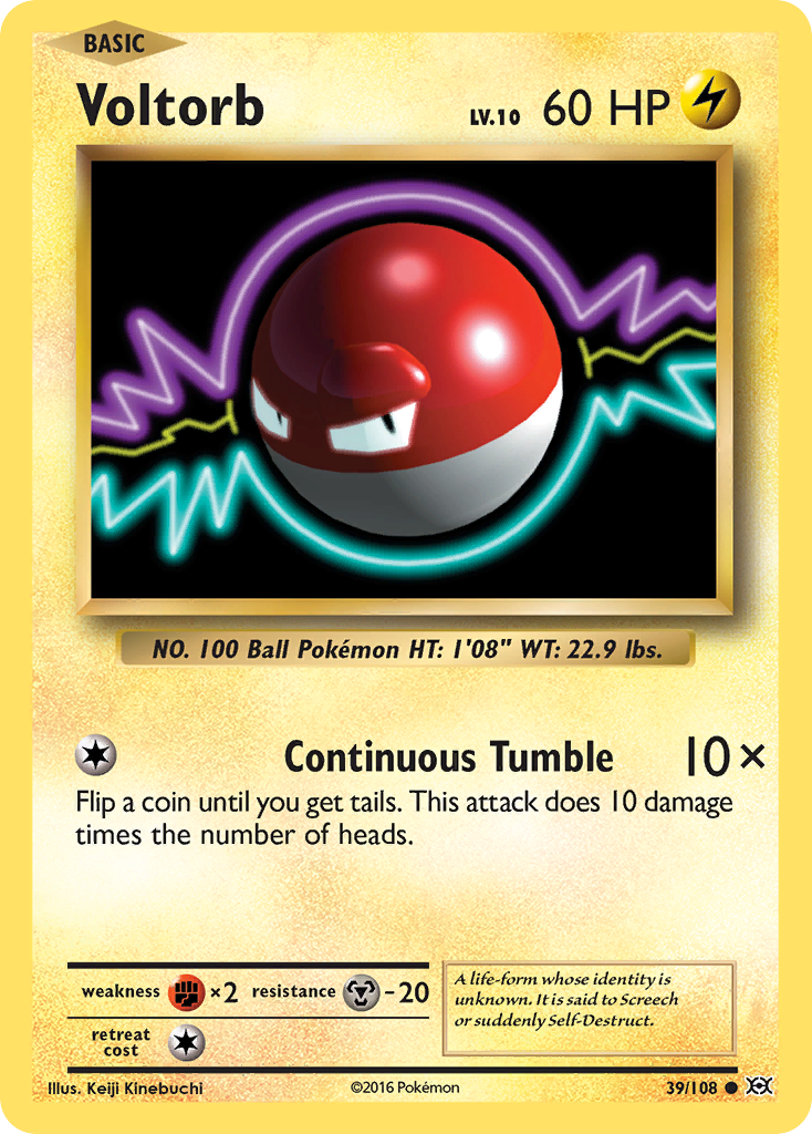 Voltorb (39/108) [XY: Evolutions] | Shuffle n Cut Hobbies & Games