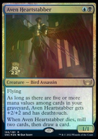 Aven Heartstabber [Streets of New Capenna Prerelease Promos] | Shuffle n Cut Hobbies & Games