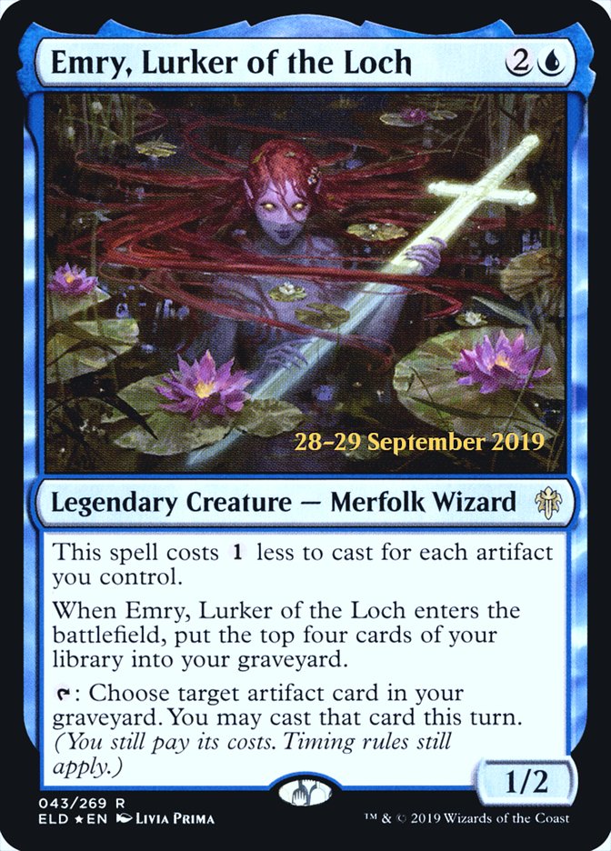 Emry, Lurker of the Loch [Throne of Eldraine Prerelease Promos] | Shuffle n Cut Hobbies & Games