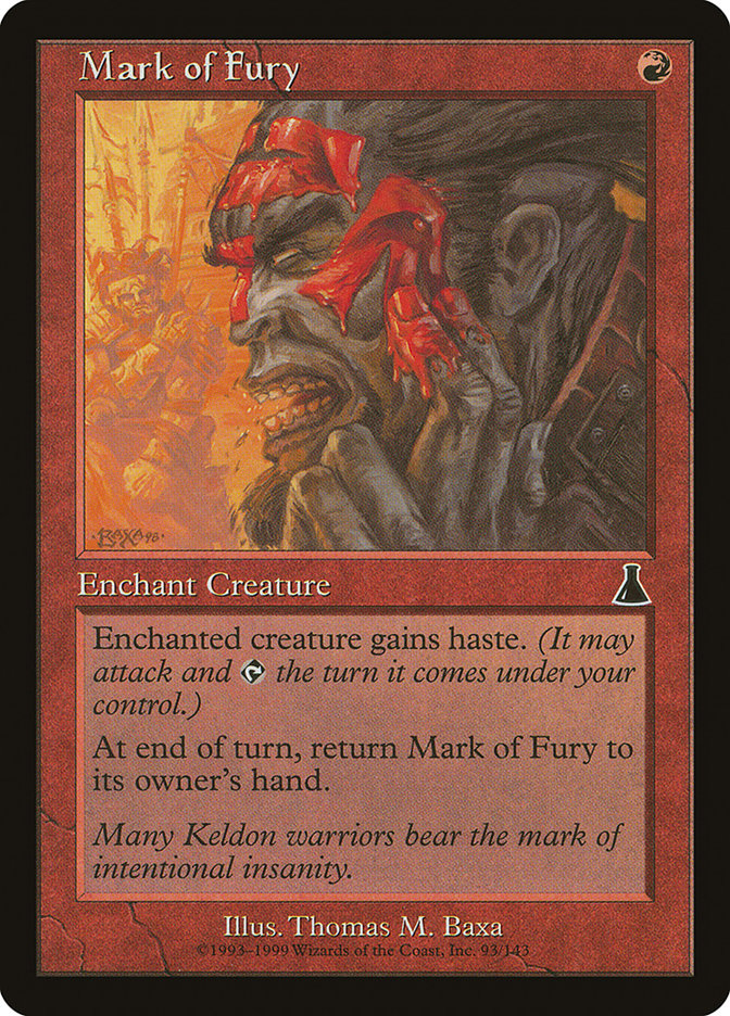 Mark of Fury [Urza's Destiny] | Shuffle n Cut Hobbies & Games