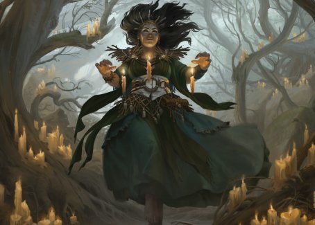 Candlegrove Witch 1 Art Card [Innistrad: Midnight Hunt Art Series] | Shuffle n Cut Hobbies & Games