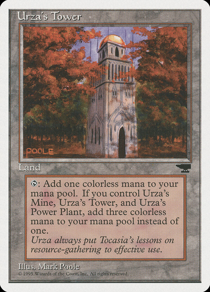Urza's Tower (Autumn Leaves) [Chronicles] | Shuffle n Cut Hobbies & Games