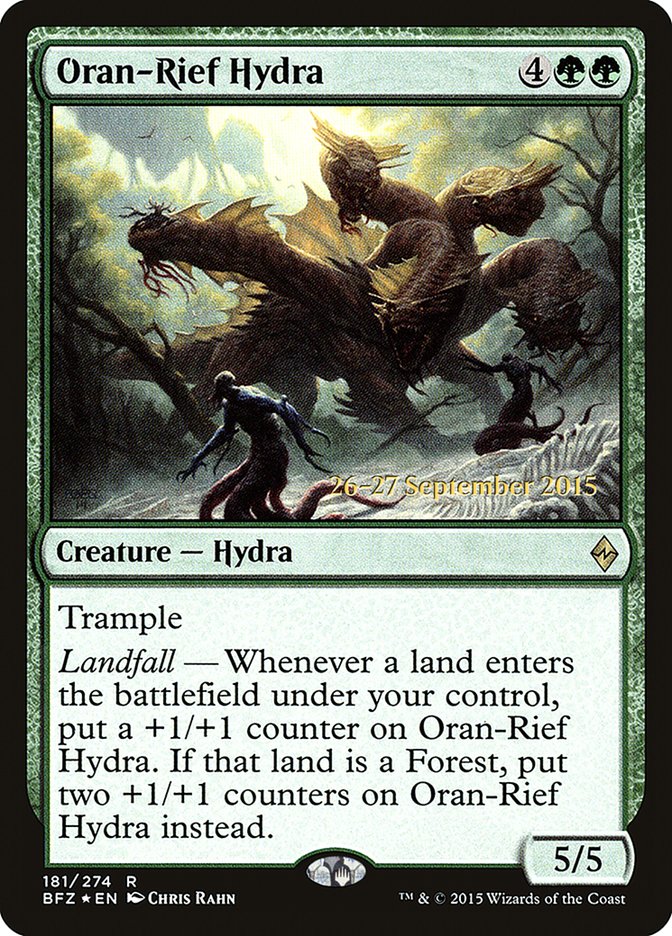 Oran-Rief Hydra [Battle for Zendikar Prerelease Promos] | Shuffle n Cut Hobbies & Games