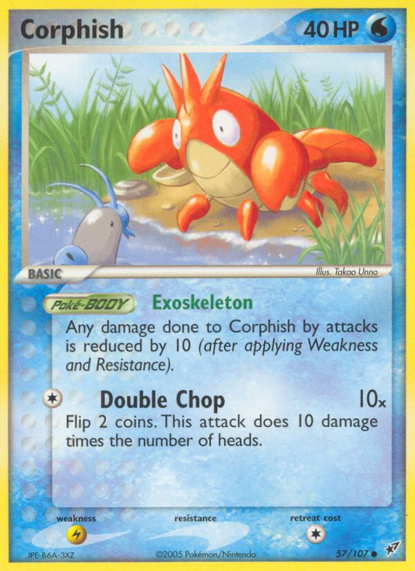 Corphish (57/107) [EX: Deoxys] | Shuffle n Cut Hobbies & Games