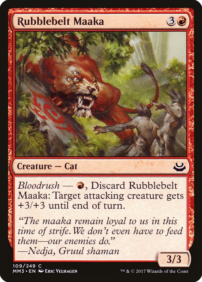 Rubblebelt Maaka [Modern Masters 2017] | Shuffle n Cut Hobbies & Games