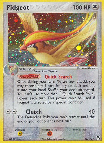 Pidgeot (10/112) [EX: FireRed & LeafGreen] | Shuffle n Cut Hobbies & Games