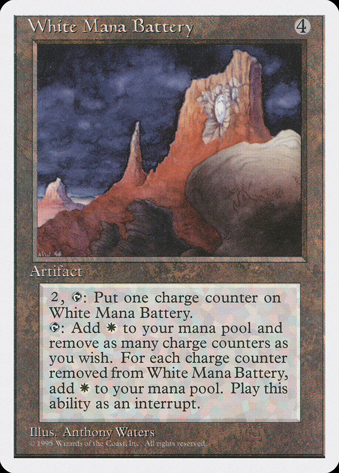 White Mana Battery [Fourth Edition] | Shuffle n Cut Hobbies & Games