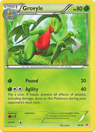 Grovyle (18/30) [XY: Trainer Kit 2 - Latias] | Shuffle n Cut Hobbies & Games