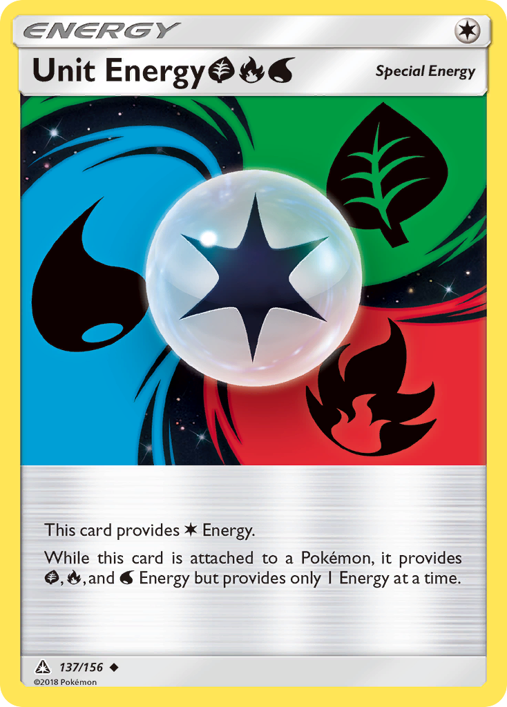 Unit Energy (137/156) (Grass, Fire, Water) [Sun & Moon: Ultra Prism] | Shuffle n Cut Hobbies & Games