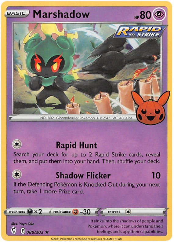 Marshadow (080/203) [Trick or Trade 2023] | Shuffle n Cut Hobbies & Games