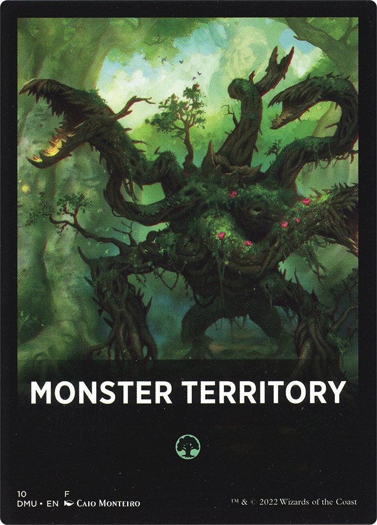 Monster Territory Theme Card [Dominaria United Tokens] | Shuffle n Cut Hobbies & Games