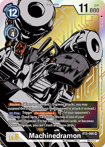 Machinedramon [BT2-066] (Alternate Art) [Release Special Booster Ver.1.0] | Shuffle n Cut Hobbies & Games