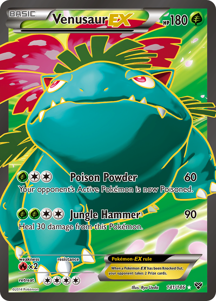 Venusaur EX (141/146) [XY: Base Set] | Shuffle n Cut Hobbies & Games