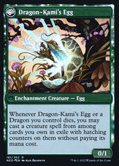 The Dragon-Kami Reborn // Dragon-Kami's Egg [Kamigawa: Neon Dynasty Prerelease Promos] | Shuffle n Cut Hobbies & Games