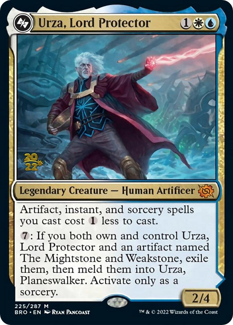 Urza, Lord Protector [The Brothers' War Prerelease Promos] | Shuffle n Cut Hobbies & Games