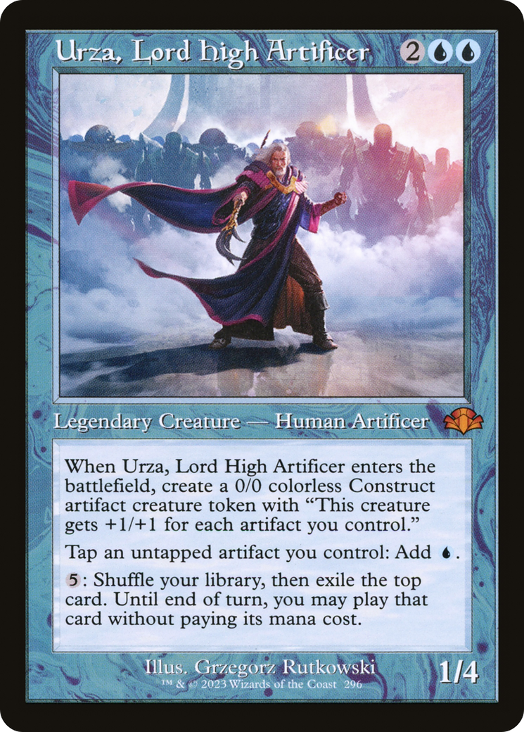 Urza, Lord High Artificer (Retro) [Dominaria Remastered] | Shuffle n Cut Hobbies & Games