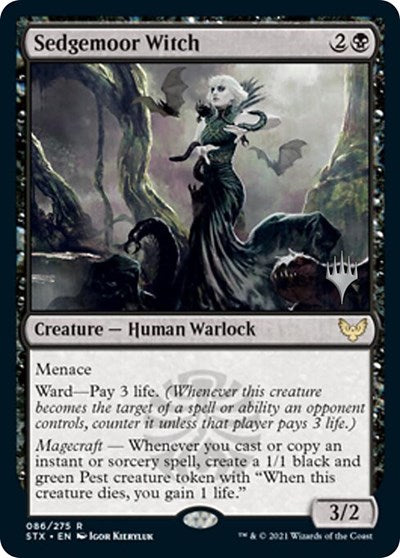 Sedgemoor Witch (Promo Pack) [Strixhaven: School of Mages Promos] | Shuffle n Cut Hobbies & Games