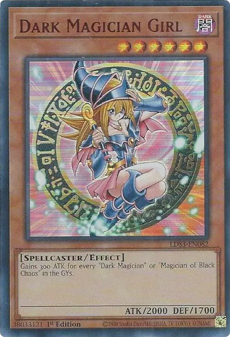 Dark Magician Girl (Red) [LDS3-EN082] Ultra Rare | Shuffle n Cut Hobbies & Games