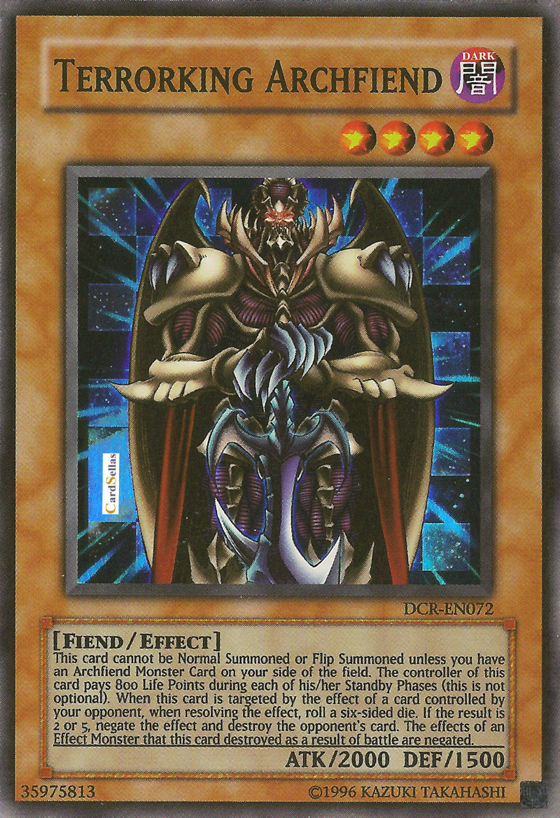 Terrorking Archfiend [DCR-EN072] Super Rare | Shuffle n Cut Hobbies & Games