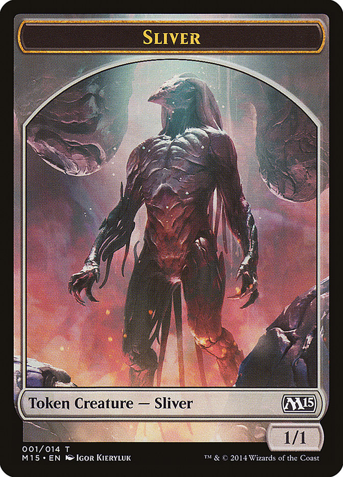 Sliver Token [Magic 2015 Tokens] | Shuffle n Cut Hobbies & Games