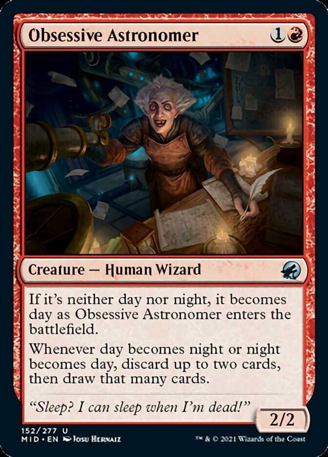 Obsessive Astronomer [Innistrad: Midnight Hunt] | Shuffle n Cut Hobbies & Games