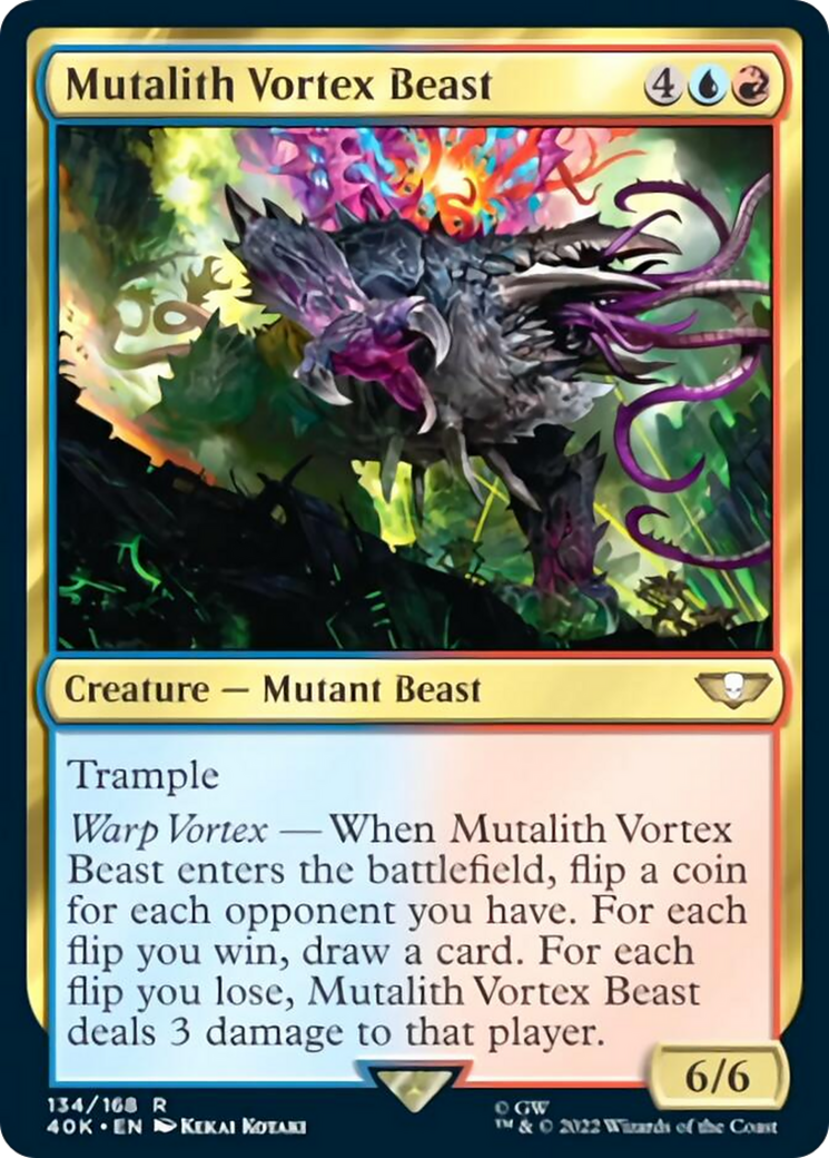 Mutalith Vortex Beast (Surge Foil) [Warhammer 40,000] | Shuffle n Cut Hobbies & Games