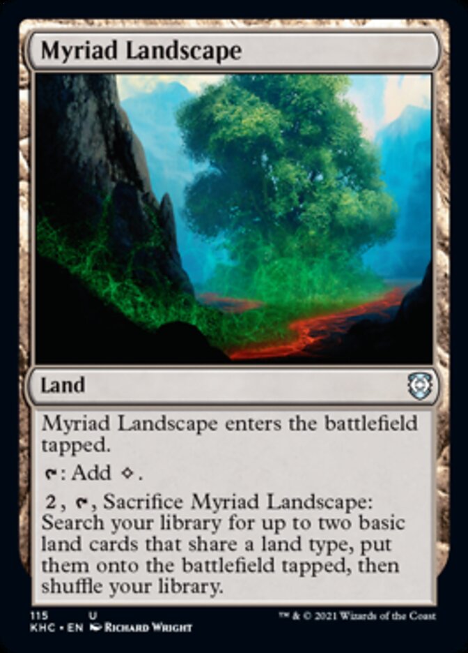 Myriad Landscape [Kaldheim Commander] | Shuffle n Cut Hobbies & Games