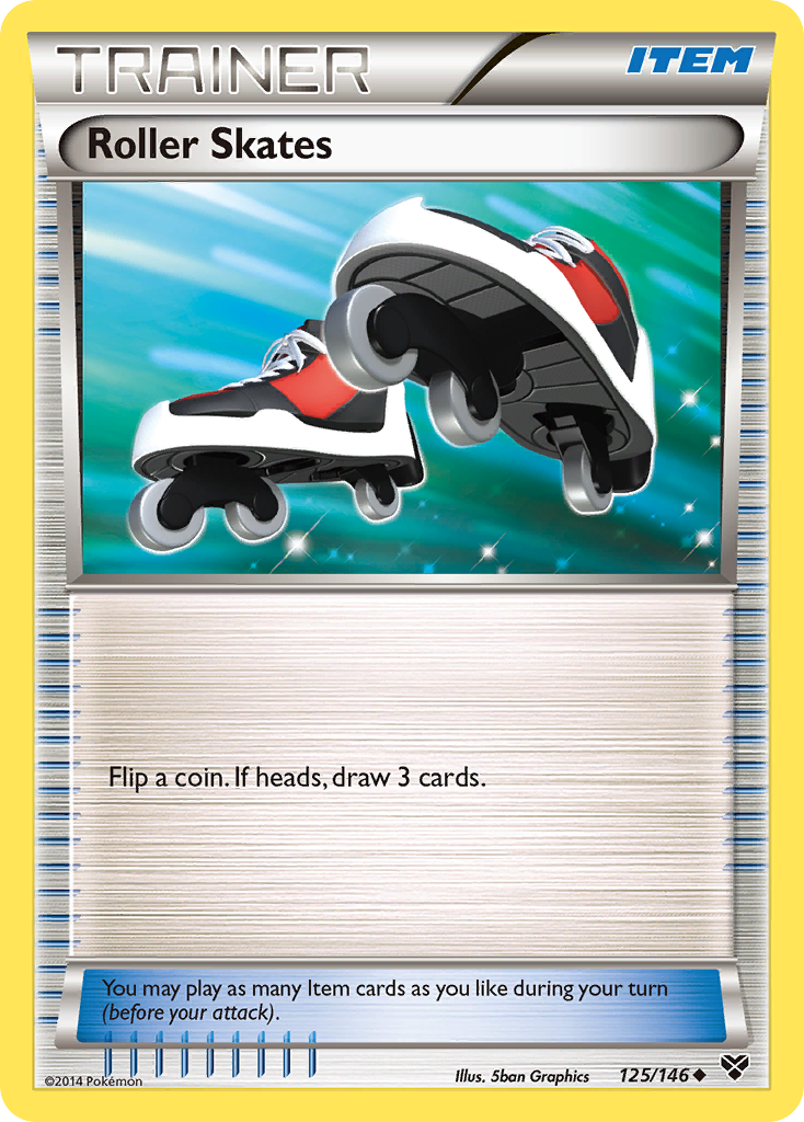 Roller Skates (125/146) [XY: Base Set] | Shuffle n Cut Hobbies & Games