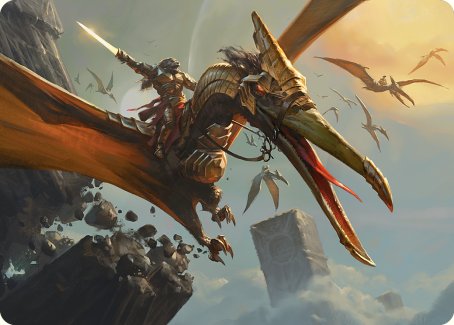 Skyhunter Strike Force Art Card [Phyrexia: All Will Be One Art Series] | Shuffle n Cut Hobbies & Games