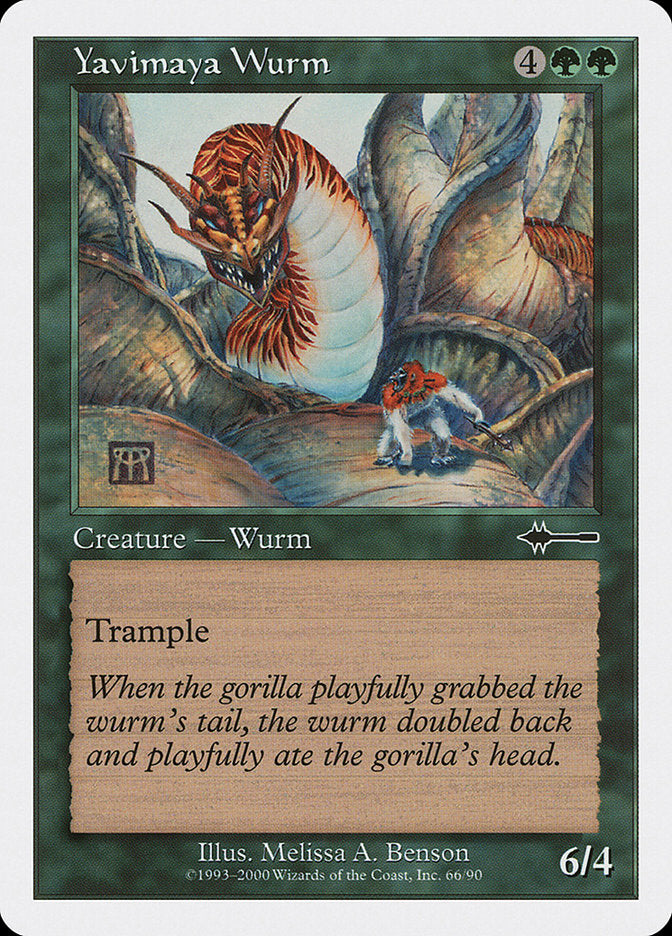 Yavimaya Wurm [Beatdown] | Shuffle n Cut Hobbies & Games