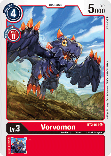 Vorvomon [BT2-011] [Release Special Booster Ver.1.5] | Shuffle n Cut Hobbies & Games