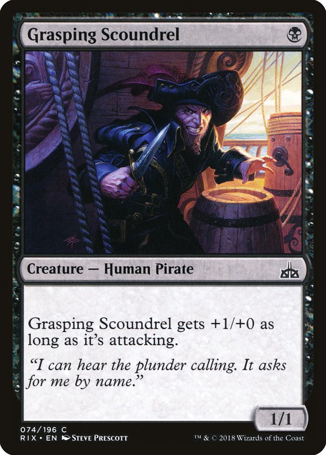 Grasping Scoundrel [Rivals of Ixalan] | Shuffle n Cut Hobbies & Games