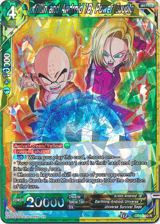 Krillin and Android 18, Power Couple (DB1-093) [Dragon Brawl] | Shuffle n Cut Hobbies & Games