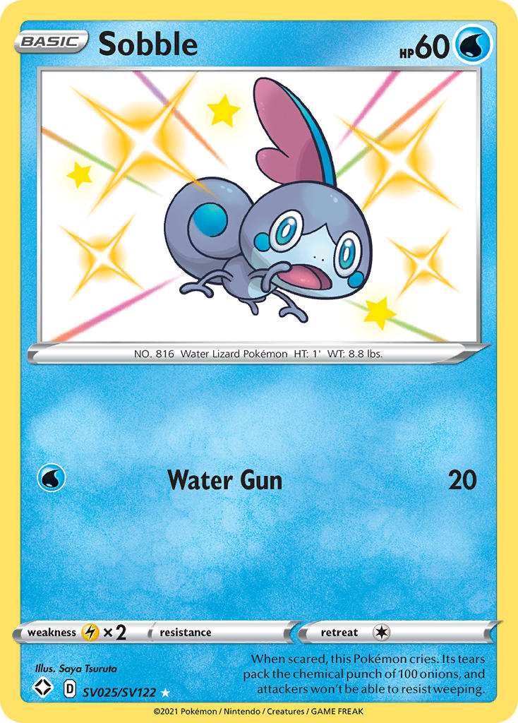 Sobble (SV025/SV122) [Sword & Shield: Shining Fates] | Shuffle n Cut Hobbies & Games