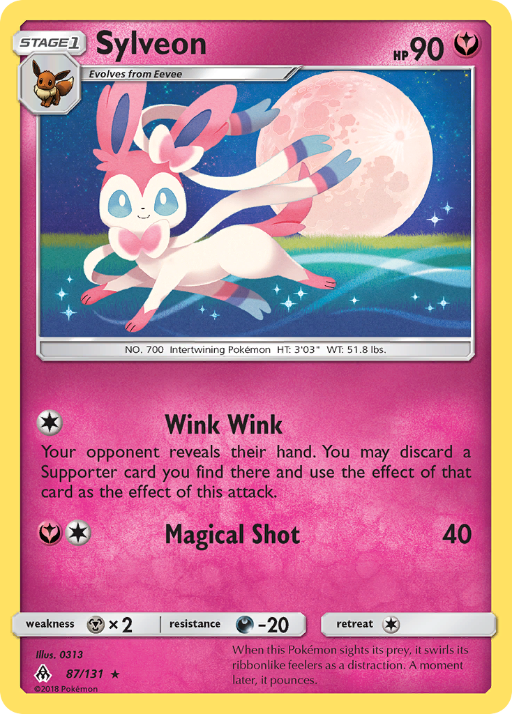 Sylveon (87/131) [Sun & Moon: Forbidden Light] | Shuffle n Cut Hobbies & Games