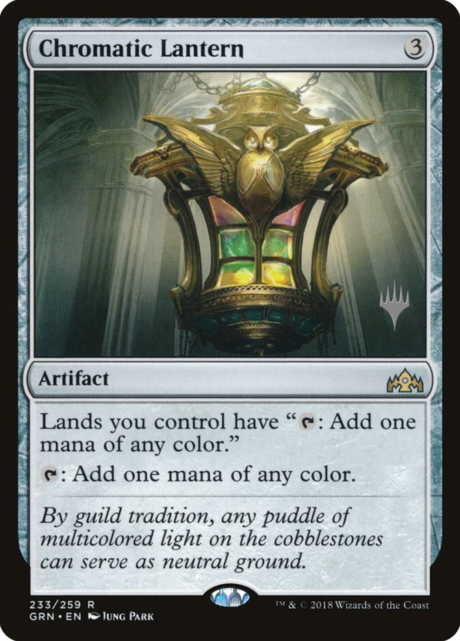 Chromatic Lantern (Promo Pack) [Guilds of Ravnica Promos] | Shuffle n Cut Hobbies & Games