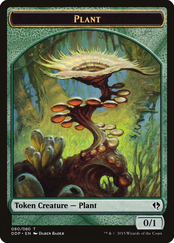 Plant Token [Duel Decks: Zendikar vs. Eldrazi] | Shuffle n Cut Hobbies & Games