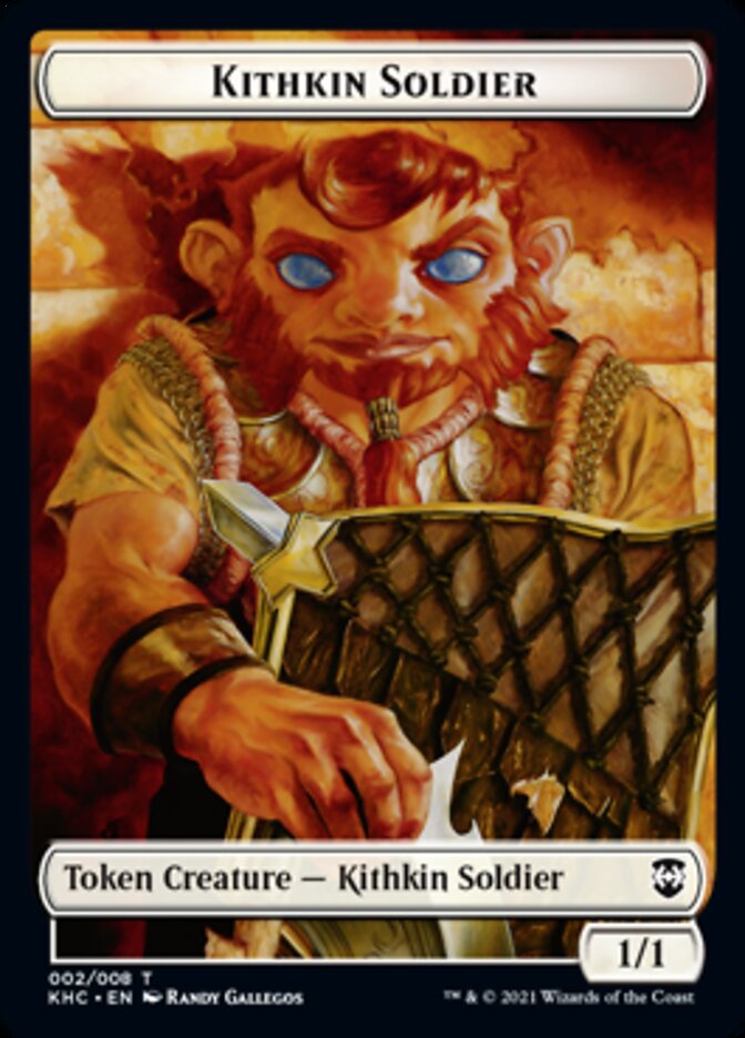 Kithkin Soldier Token [Kaldheim Commander Tokens] | Shuffle n Cut Hobbies & Games