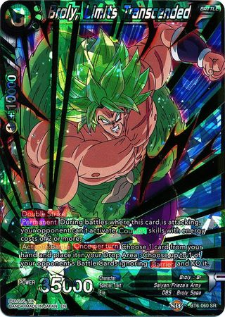 Broly, Limits Transcended [BT6-060] | Shuffle n Cut Hobbies & Games
