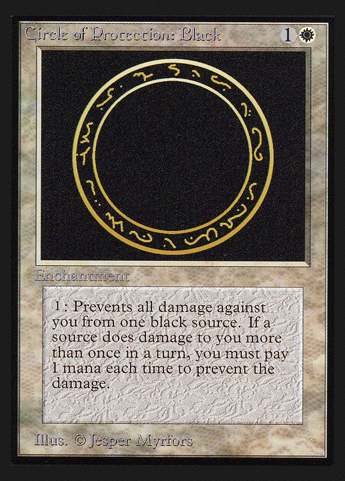 Circle of Protection: Black [International Collectors' Edition] | Shuffle n Cut Hobbies & Games