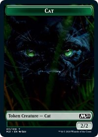 Cat (011) // Soldier Double-Sided Token [Core Set 2021 Tokens] | Shuffle n Cut Hobbies & Games