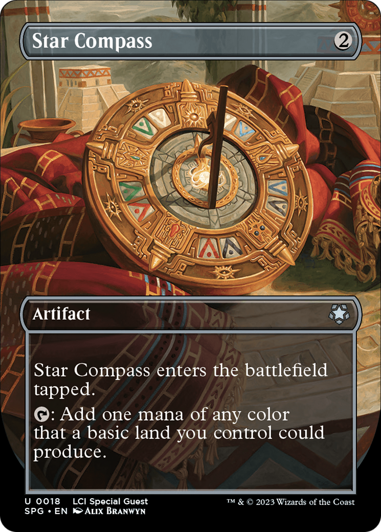 Star Compass (Borderless) [The Lost Caverns of Ixalan Special Guests] | Shuffle n Cut Hobbies & Games