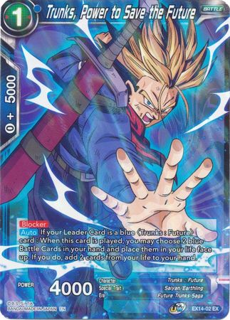 Trunks, Power to Save the Future [EX14-02] | Shuffle n Cut Hobbies & Games