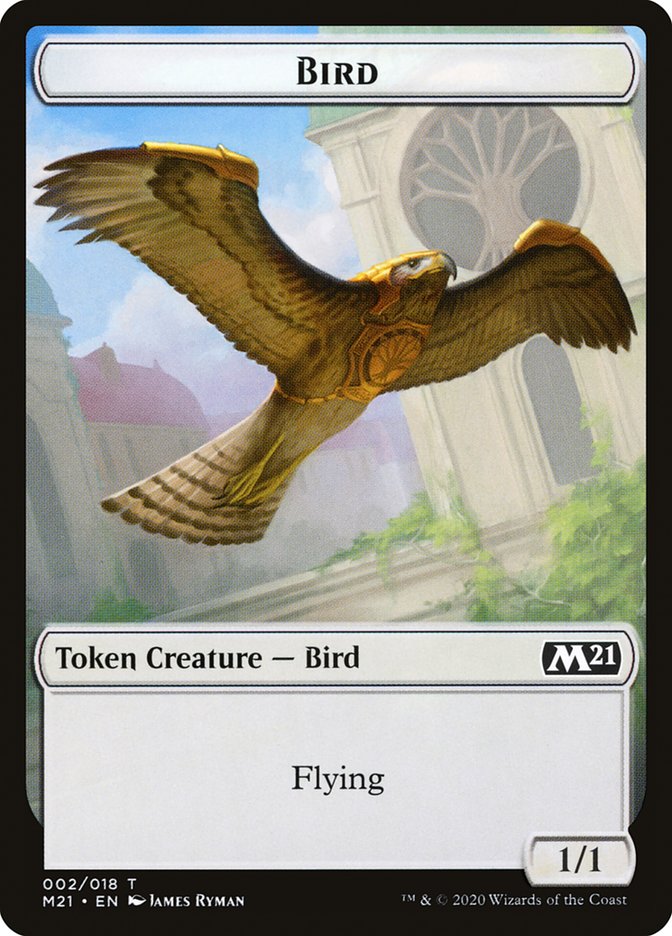 Bird Token [Core Set 2021 Tokens] | Shuffle n Cut Hobbies & Games