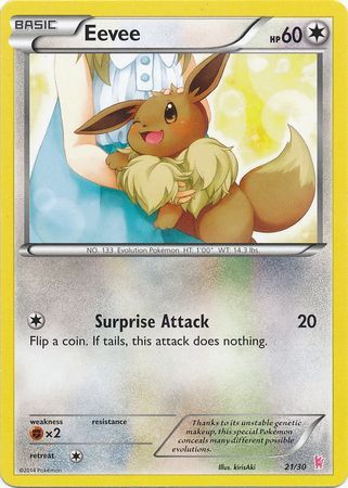 Eevee (21/30) [XY: Trainer Kit - Sylveon] | Shuffle n Cut Hobbies & Games