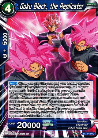 Goku Black, the Replicator [BT7-042] | Shuffle n Cut Hobbies & Games