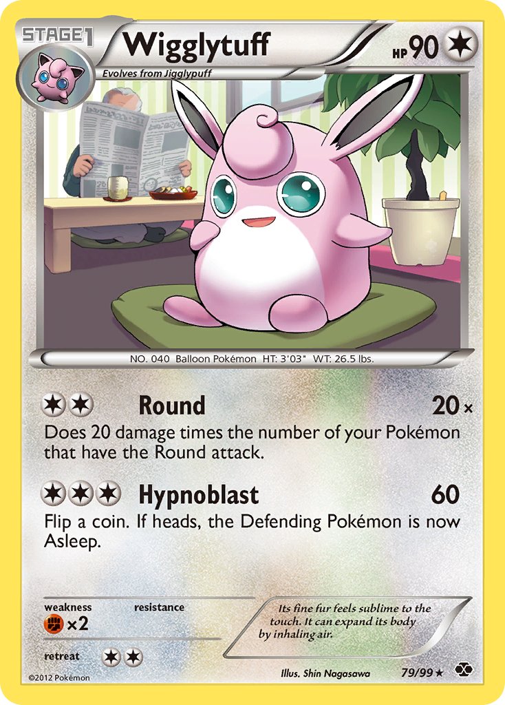 Wigglytuff (79/99) (Cosmos Holo) (Blister Exclusive) [Black & White: Next Destinies] | Shuffle n Cut Hobbies & Games