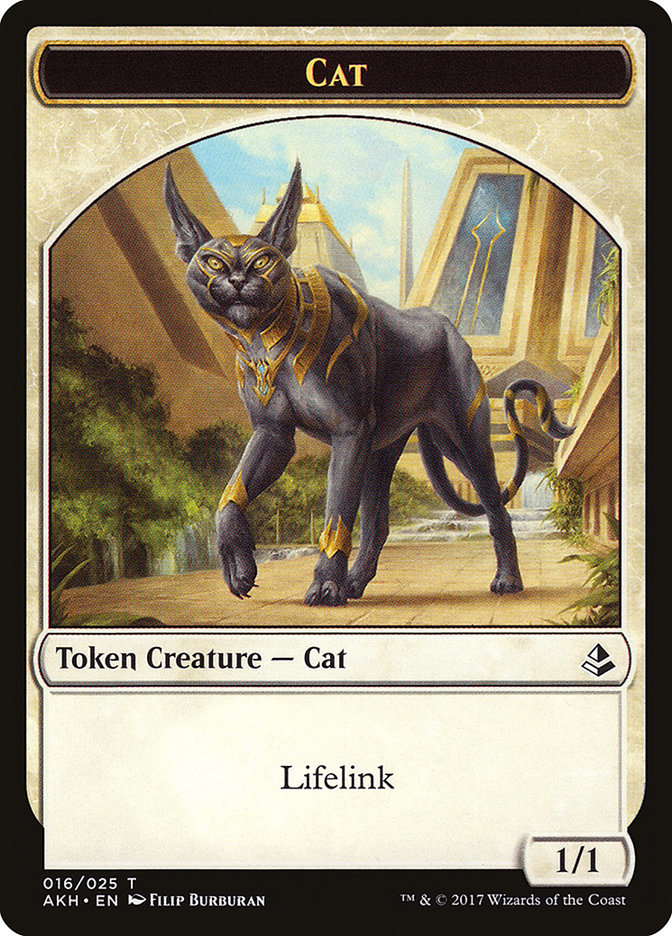 Cat Token [Amonkhet Tokens] | Shuffle n Cut Hobbies & Games